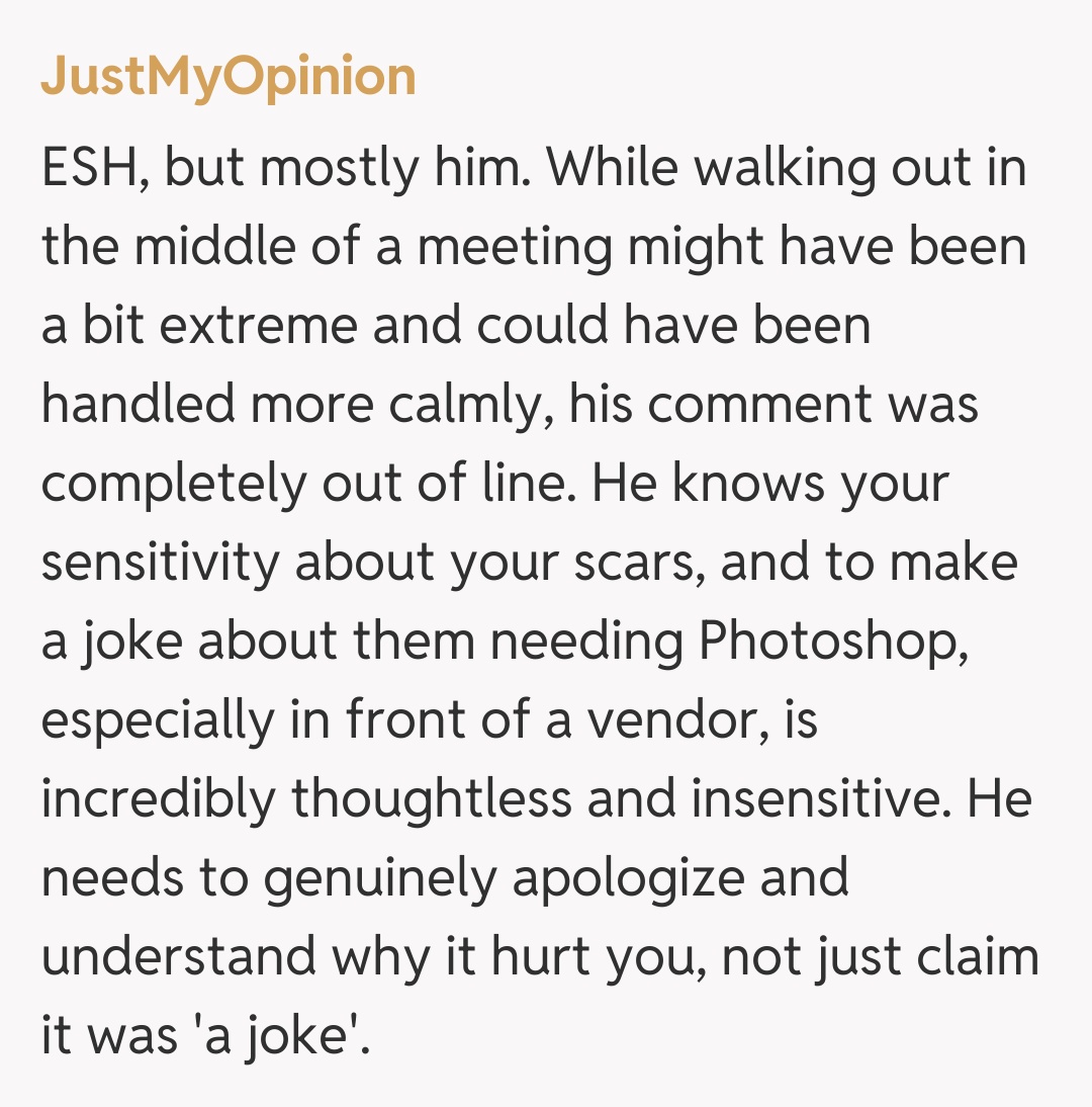 Comentariu de la JustMyOpinion