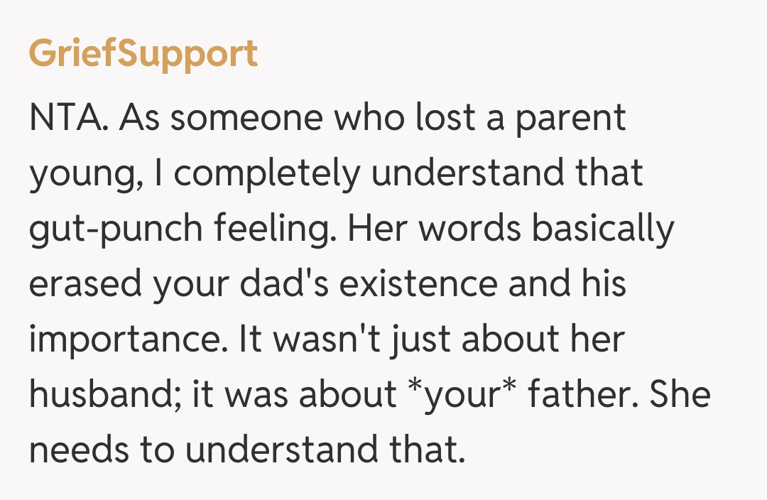 Comentariu de la GriefSupport