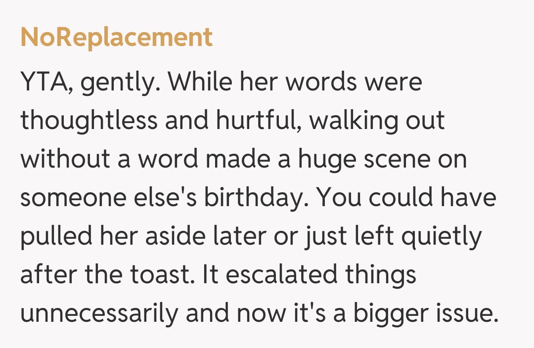 Comentariu de la NoReplacement