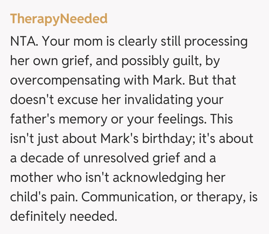 Comentariu de la TherapyNeeded