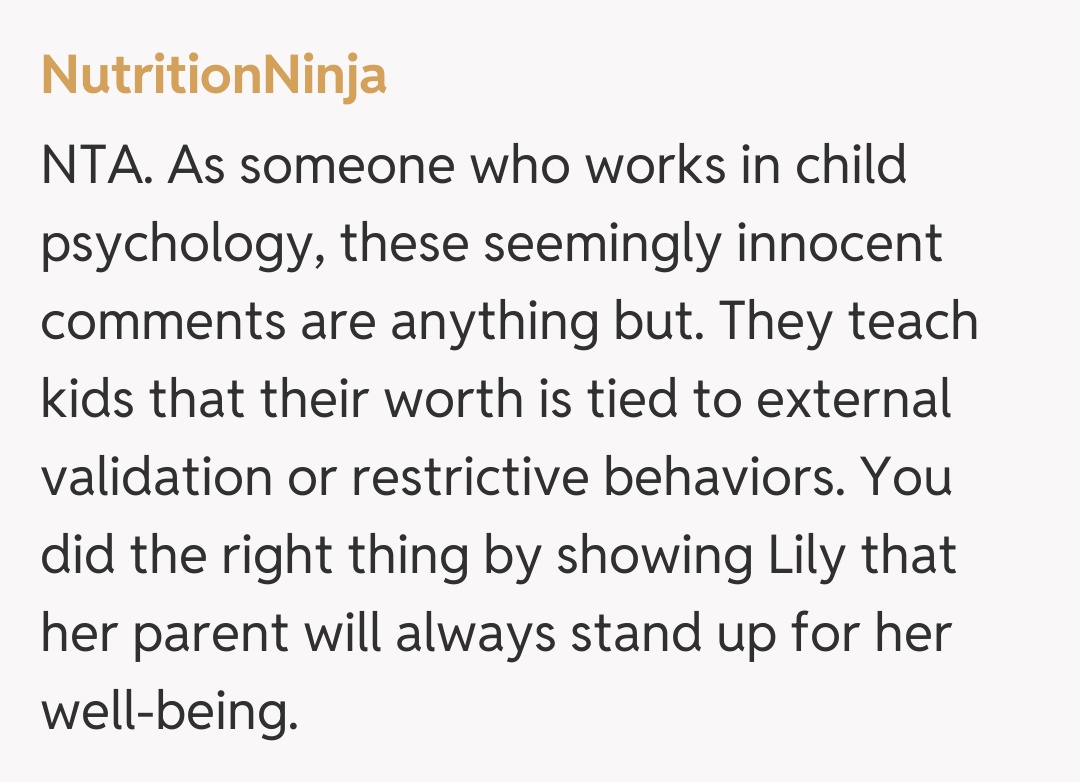 Comentariu de la NutritionNinja