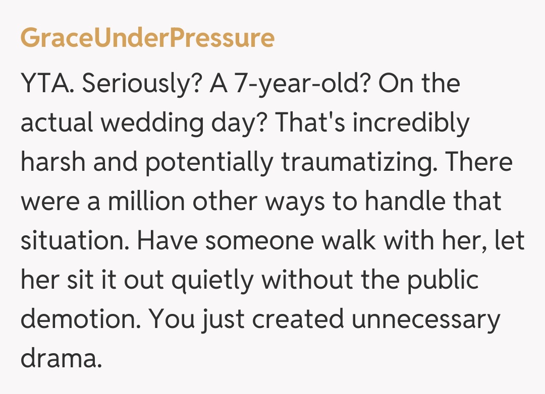 Comentariu de la GraceUnderPressure