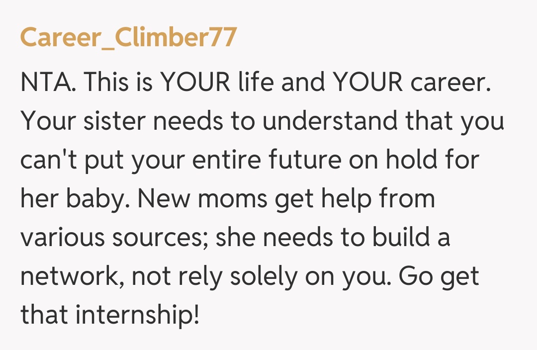 Comentariu de la Career_Climber77