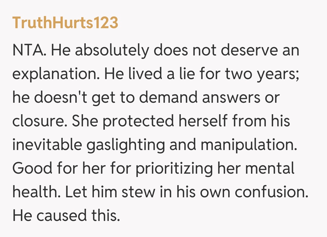 Comentariu de la TruthHurts123