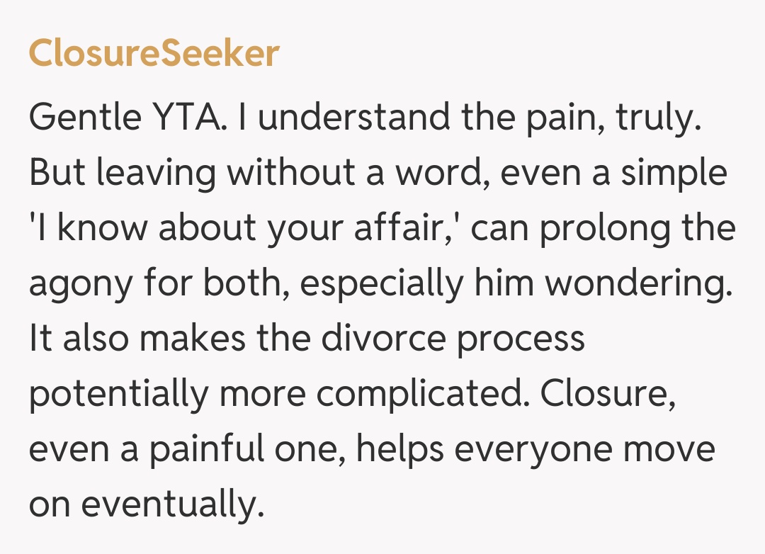 Comentariu de la ClosureSeeker