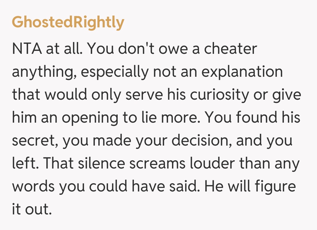 Comentariu de la GhostedRightly