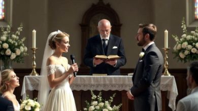 Photo of “At the Altar, the Bride Hit ‘Play’—What Appeared on the Screen Left the Entire Chapel Silent”