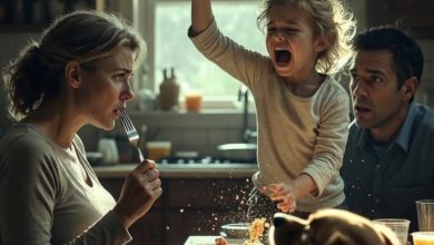 Photo of My Daughter Screamed at Dinner and Saved My Life — What I Discovered About My Husband Still Haunts Me