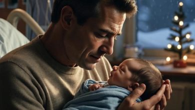 Photo of “My Wife Died Giving Birth on Christmas — Ten Years Later, a Stranger at My Door Changed Everything”