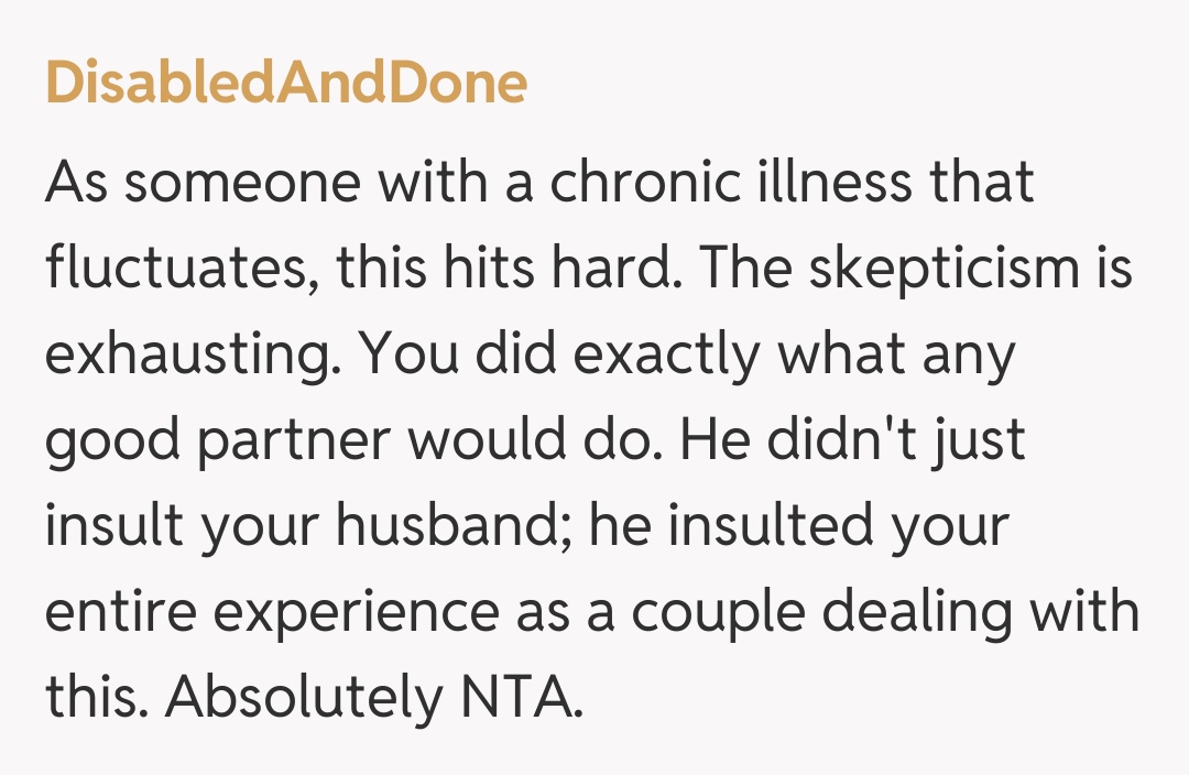 Comentariu de la DisabledAndDone