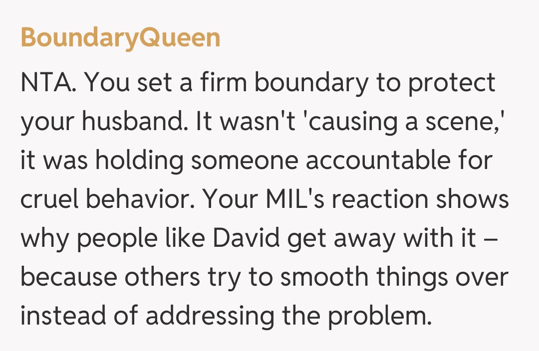 Comentariu de la BoundaryQueen