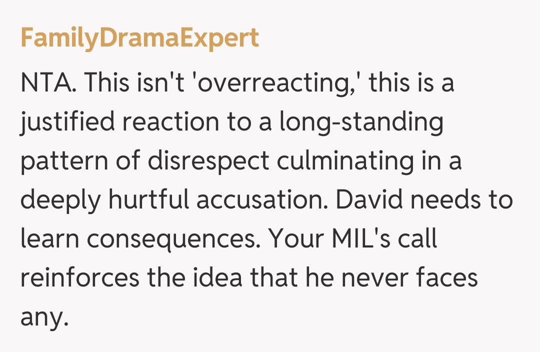 Comentariu de la FamilyDramaExpert