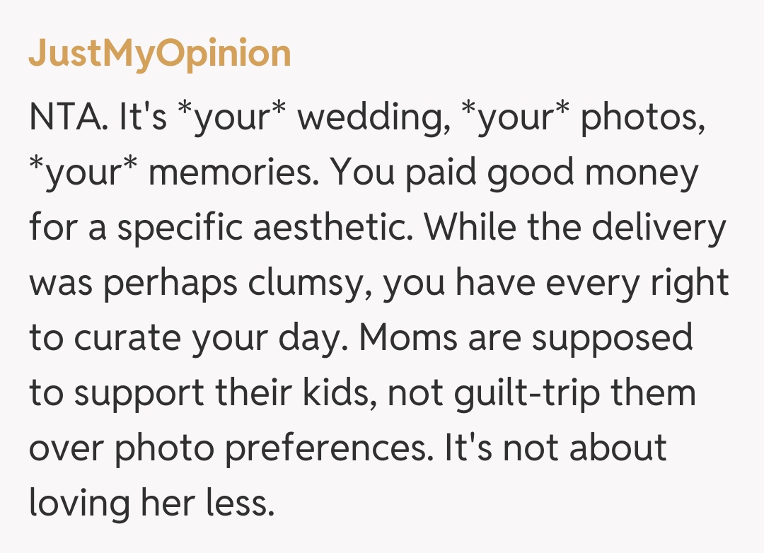 Comentariu de la JustMyOpinion