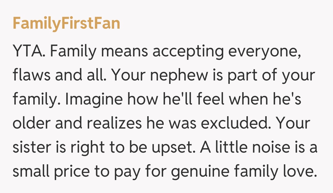 Comentariu de la FamilyFirstFan