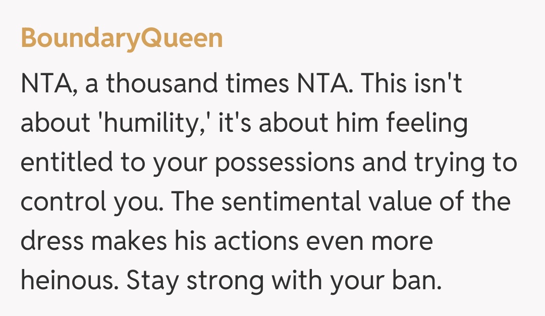 Comentariu de la BoundaryQueen