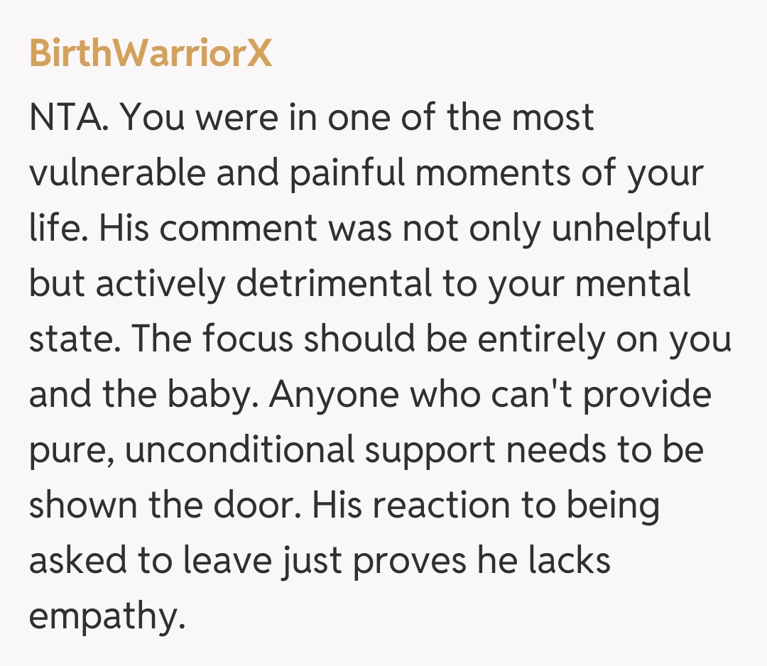 Comentariu de la BirthWarriorX