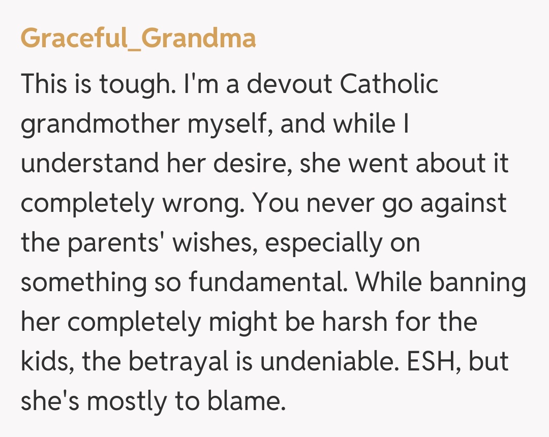 Comentariu de la Graceful_Grandma