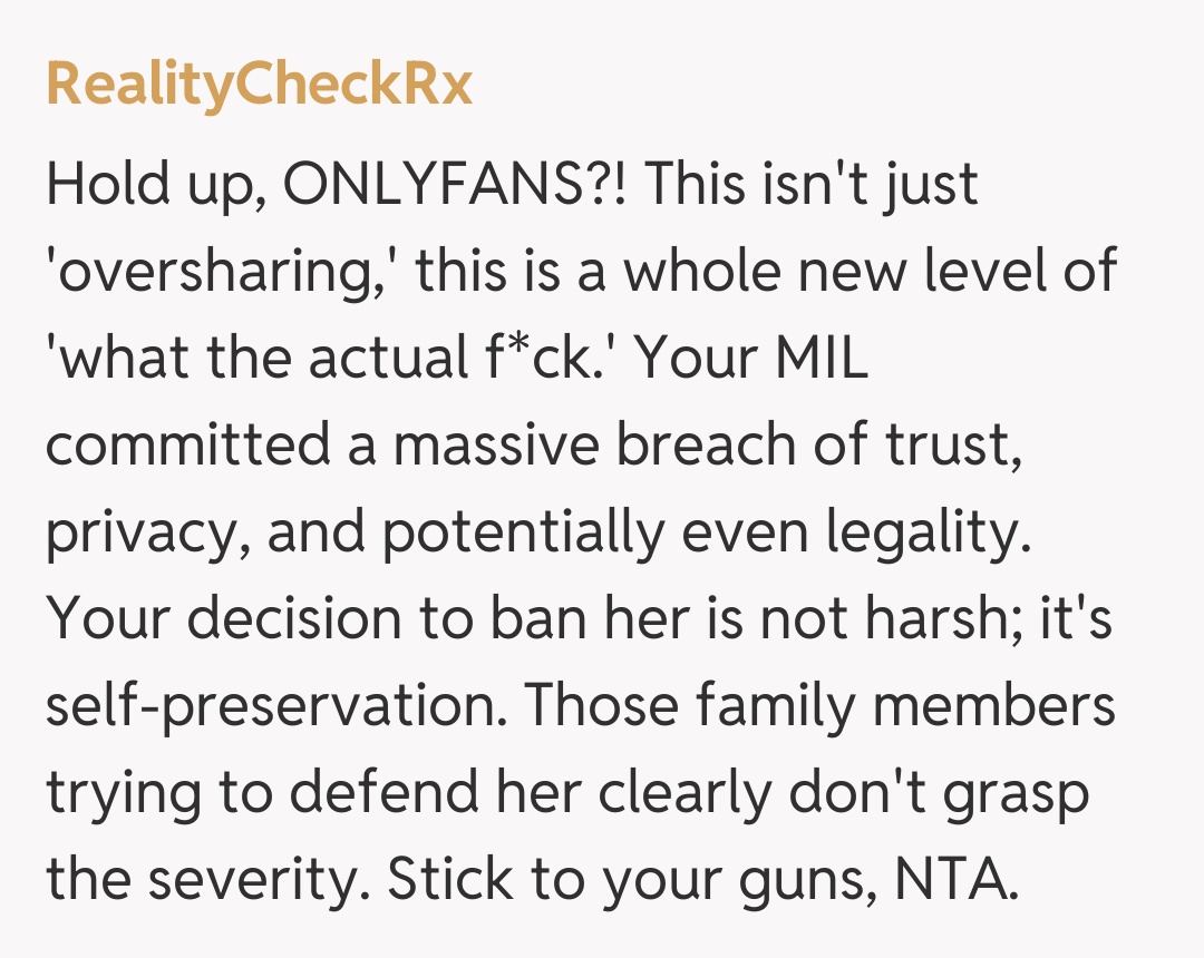 Comentariu de la RealityCheckRx