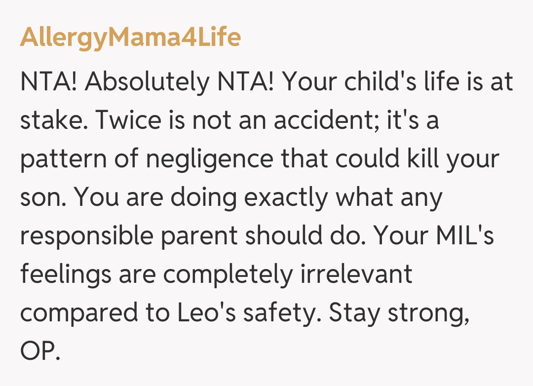 Comentariu de la AllergyMama4Life