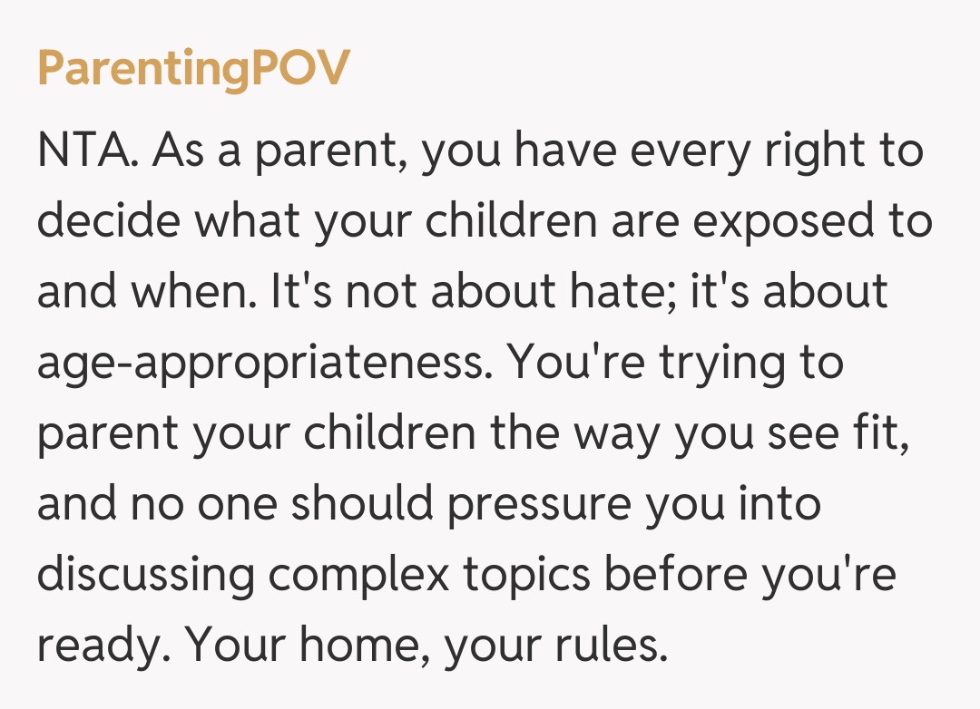 Comentariu de la ParentingPOV