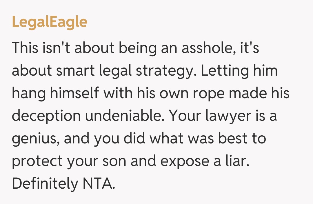 Comentariu de la LegalEagle