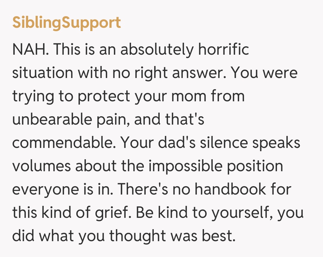 Comentariu de la SiblingSupport