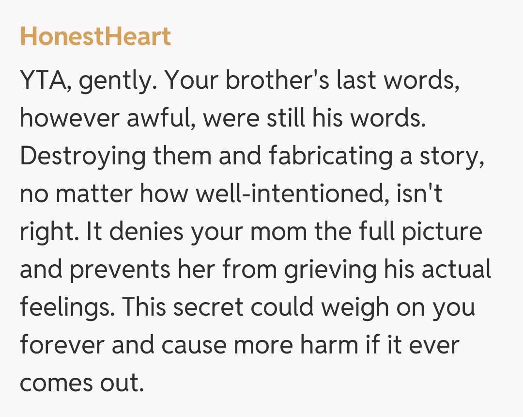 Comentariu de la HonestHeart