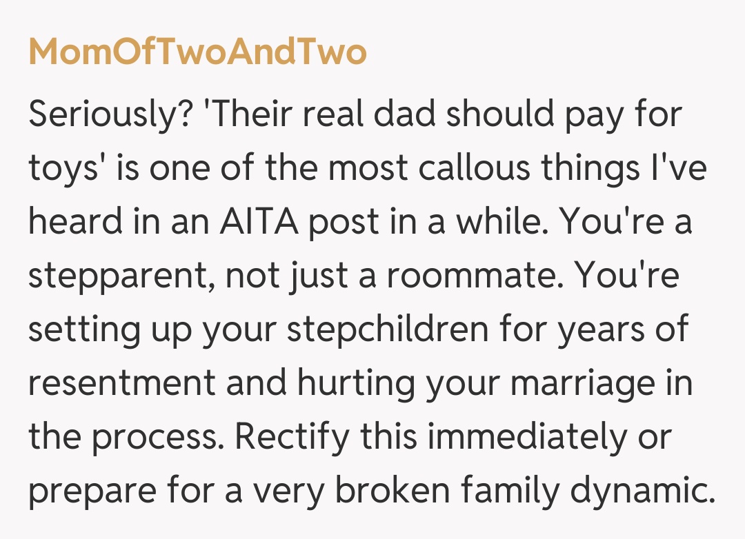 Comentariu de la MomOfTwoAndTwo