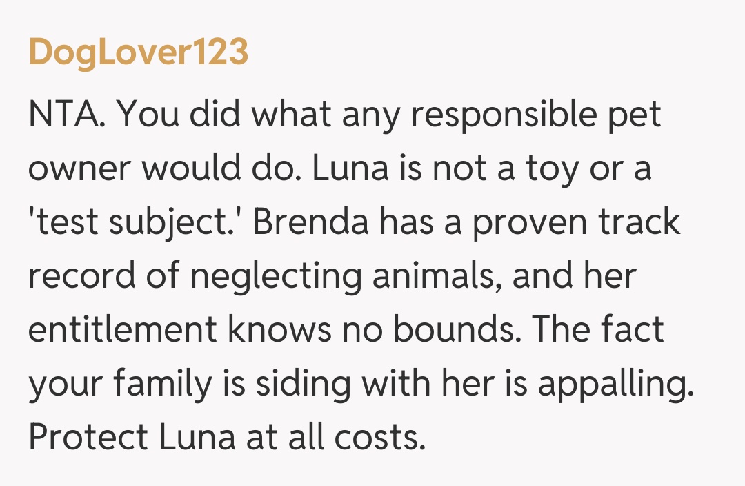 Comentariu de la DogLover123