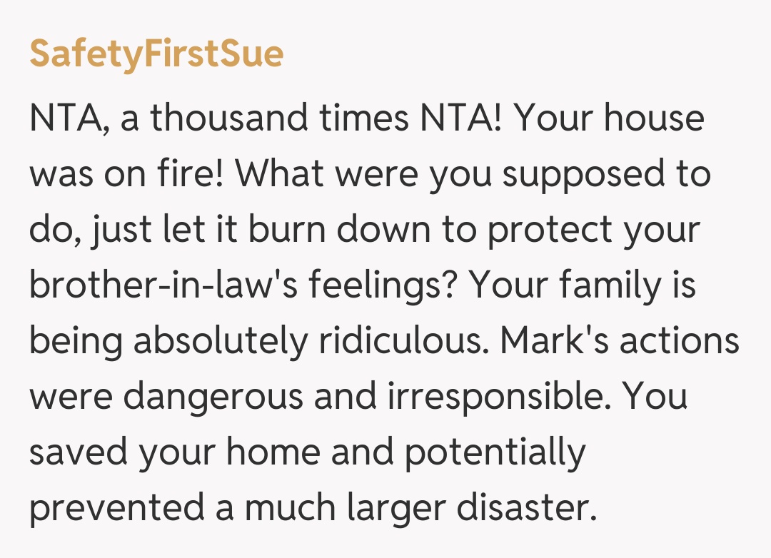 Comentariu de la SafetyFirstSue