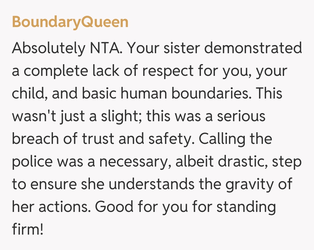 Comentariu de la BoundaryQueen