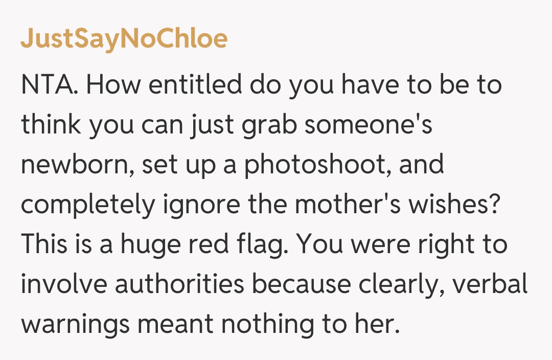 Comentariu de la JustSayNoChloe