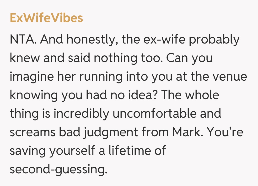 Comentariu de la ExWifeVibes