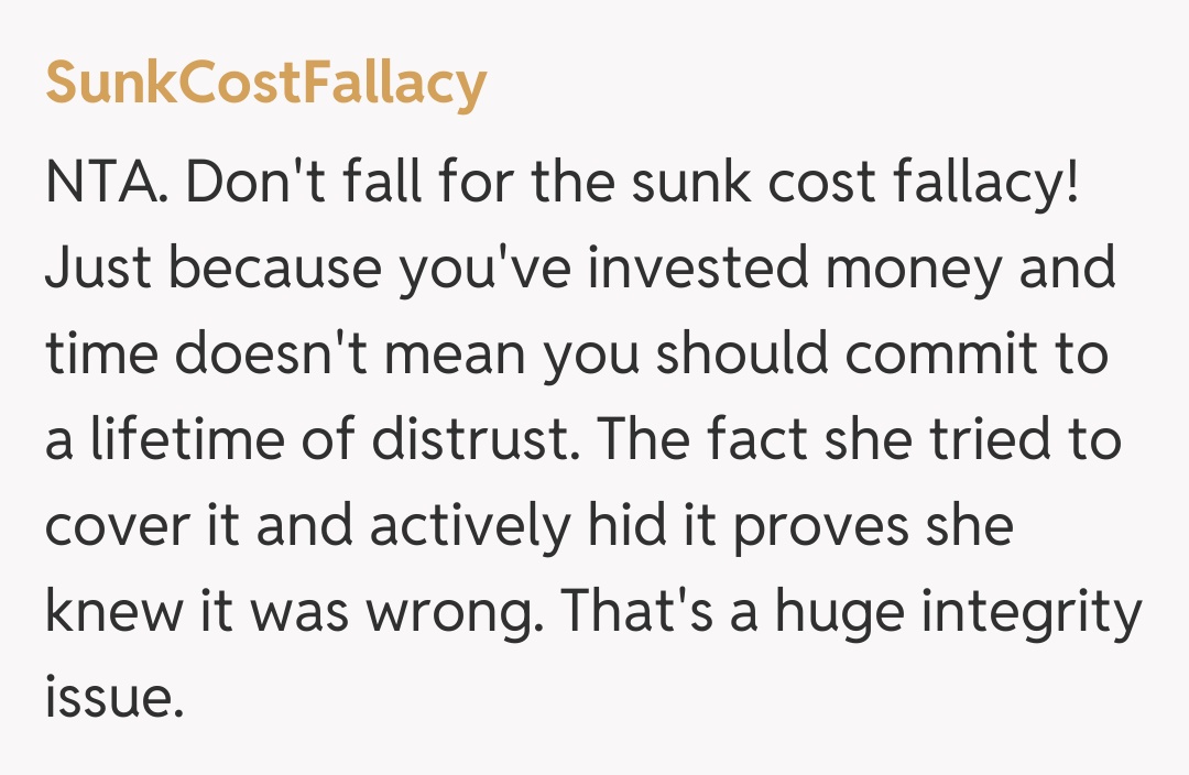 Comentariu de la SunkCostFallacy