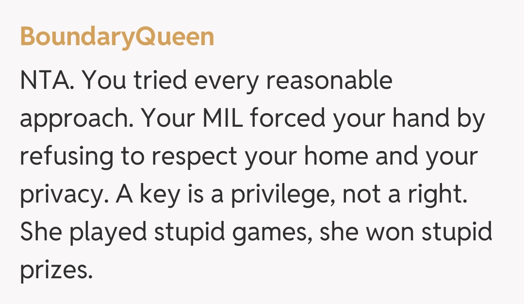 Comentariu de la BoundaryQueen