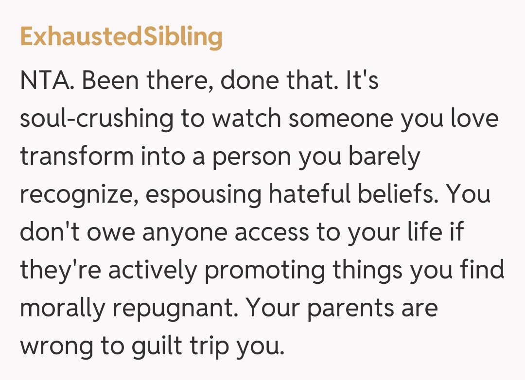 Comentariu de la ExhaustedSibling