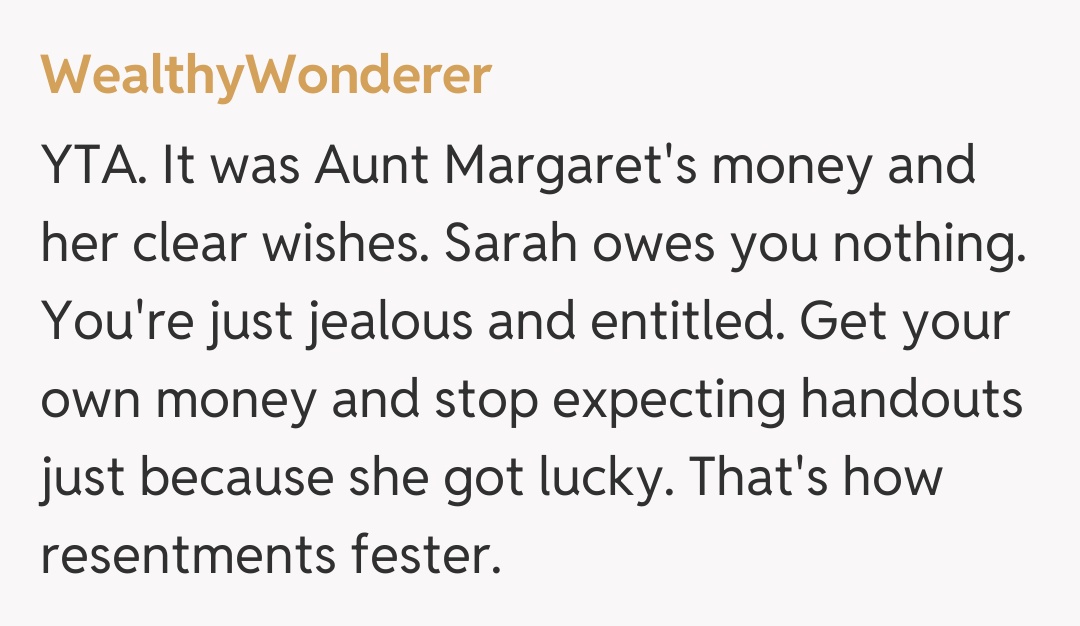 Comentariu de la WealthyWonderer