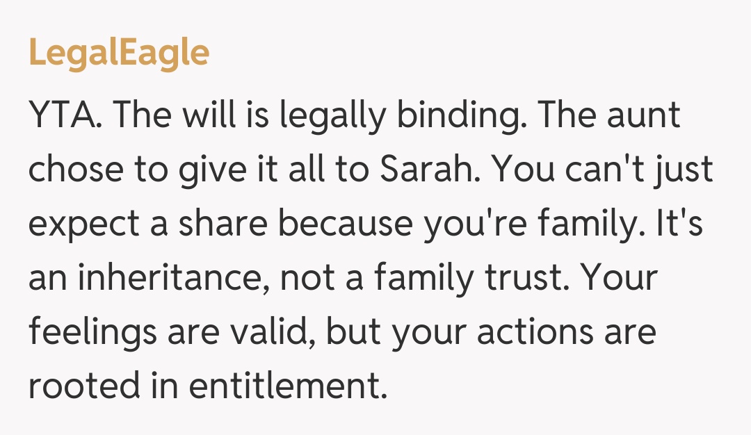 Comentariu de la LegalEagle