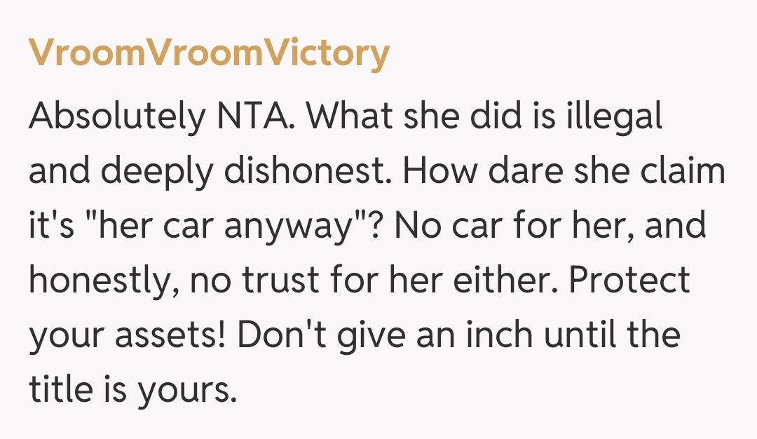 Comentariu de la VroomVroomVictory