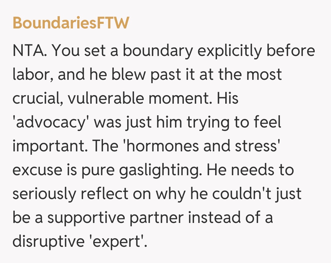 Comentariu de la BoundariesFTW