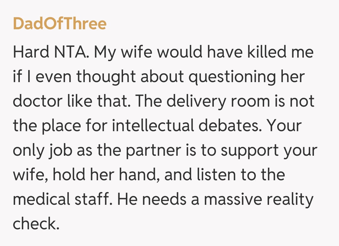 Comentariu de la DadOfThree