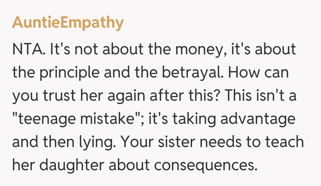 Comentariu de la AuntieEmpathy