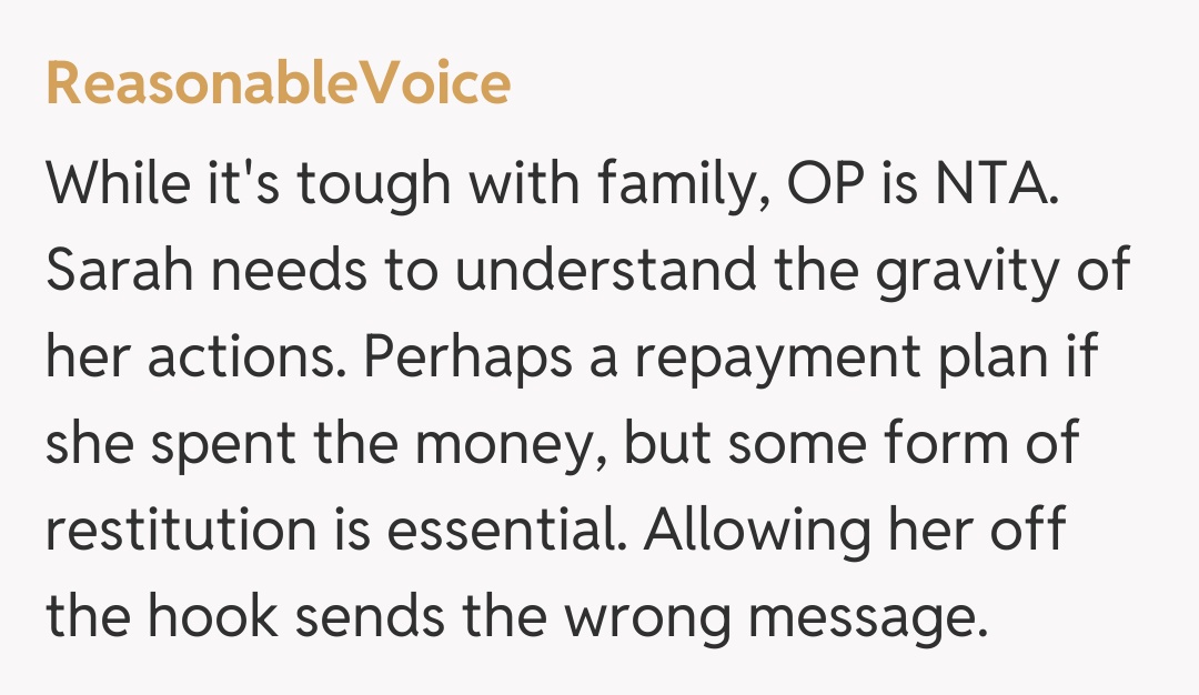 Comentariu de la ReasonableVoice