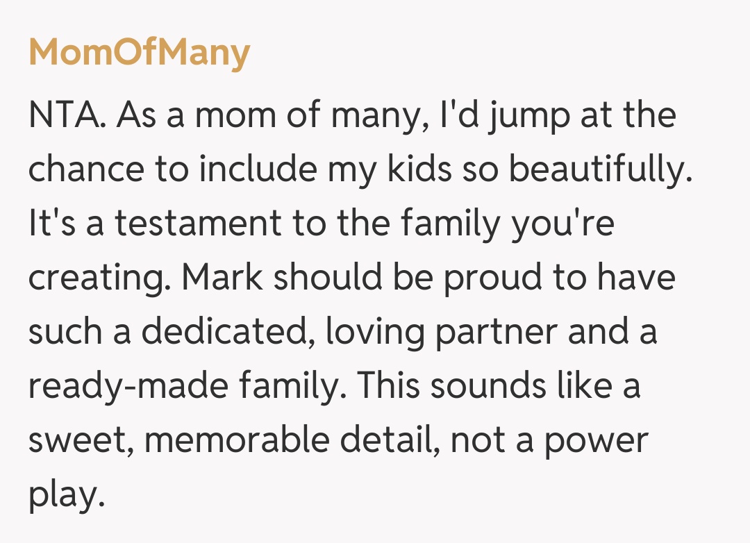 Comentariu de la MomOfMany