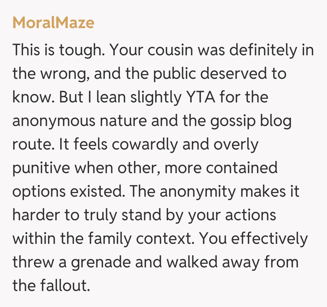 Comentariu de la MoralMaze