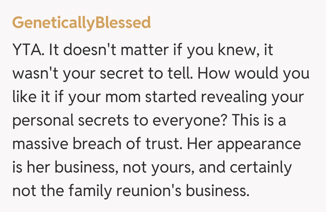 Comentariu de la GeneticallyBlessed