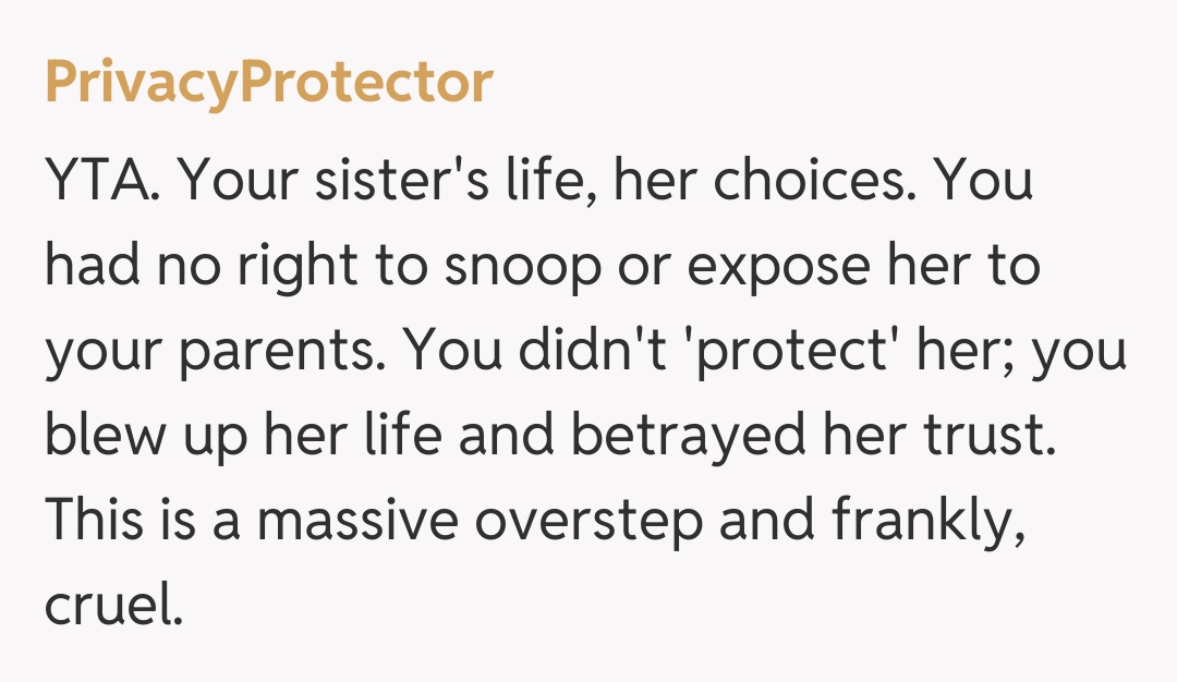 Comentariu de la PrivacyProtector