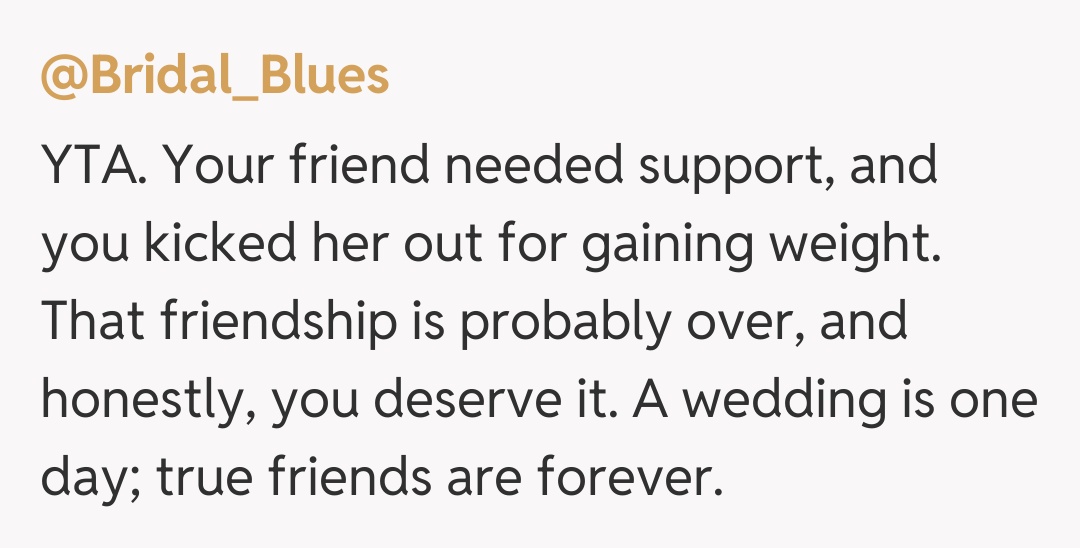 Comentariu de la @Bridal_Blues