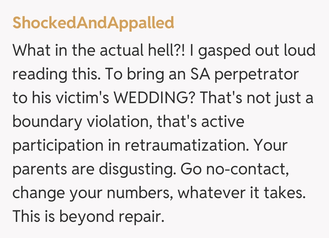 Comentariu de la ShockedAndAppalled