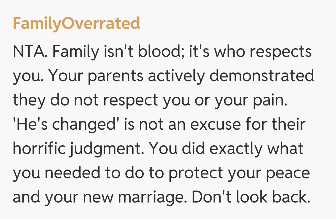 Comentariu de la FamilyOverrated